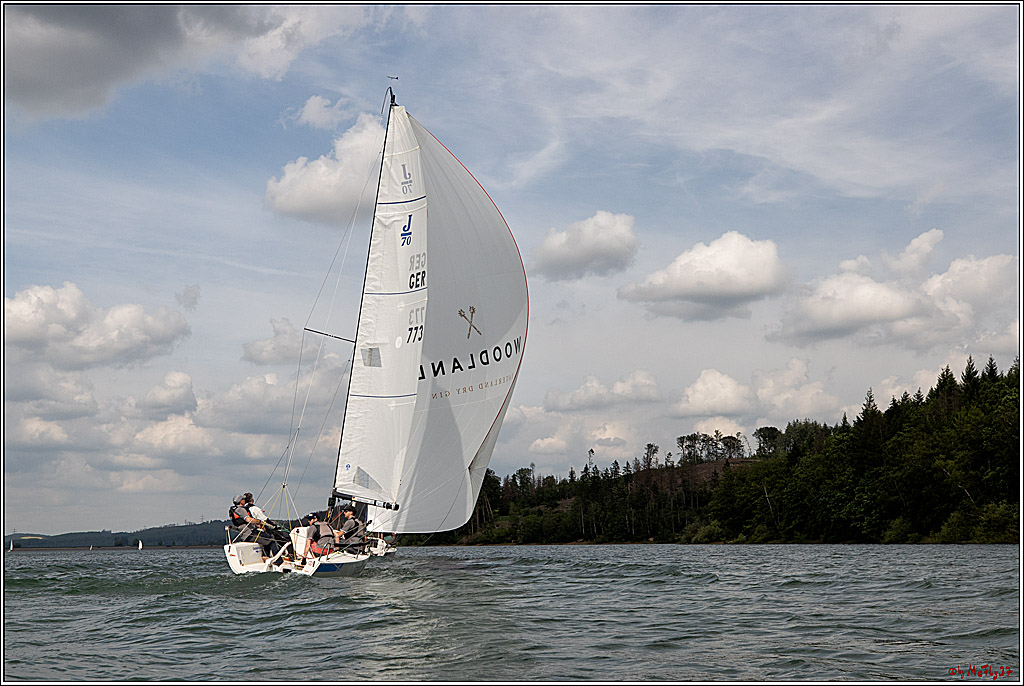 J70 - WOODLAND, 12.06.2021 Segelboot; Segeln; Woodland; Spinnaker; J70; Sorpesee; Sauerland